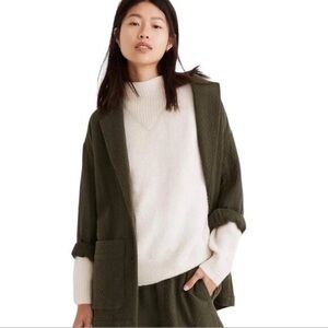 Madewell Dillon Mock Neck Wool Blend Sweater